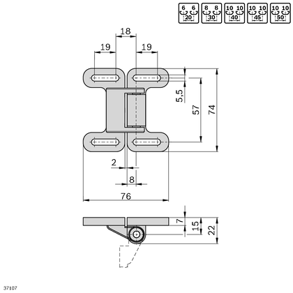LOQUETEAU A BILLES P20/30/45