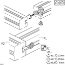 Joint de serrage rapide, N8, 90°, acier galvanisé