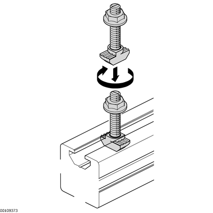 T-head bolt hs10-m8x20♥