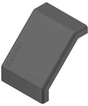 Cap cover gusset 30x30, noir ESD