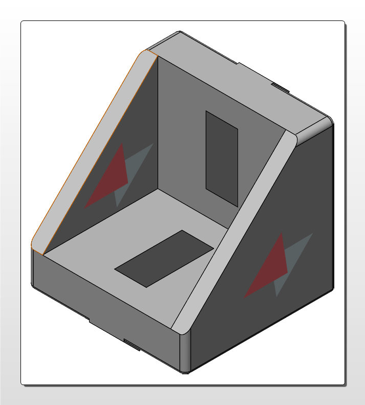 Gusset 45x45 Light Load
