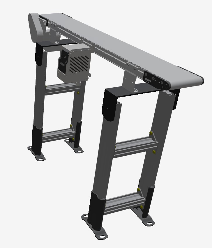 Convoyeur Dorner 12" la x 4' lg, 2200 "End-Drive" Pos. A