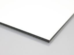 [MP-00778] Feuille de composite d'aluminium, ACM, fini blanc, 3mm, 48”x96”
